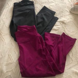 Two Pairs of Capri Leggings